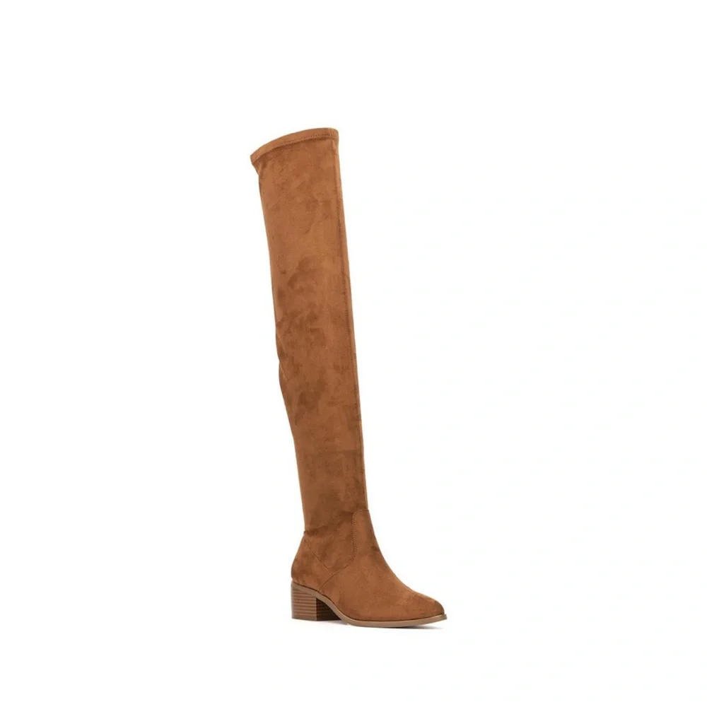 Brown Over-the-Knee Boots